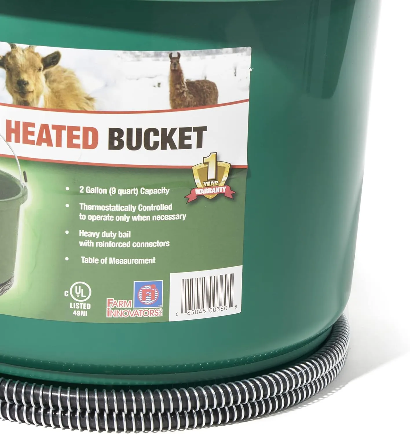 Farm Innovators Heated 2-Gallon Bucket