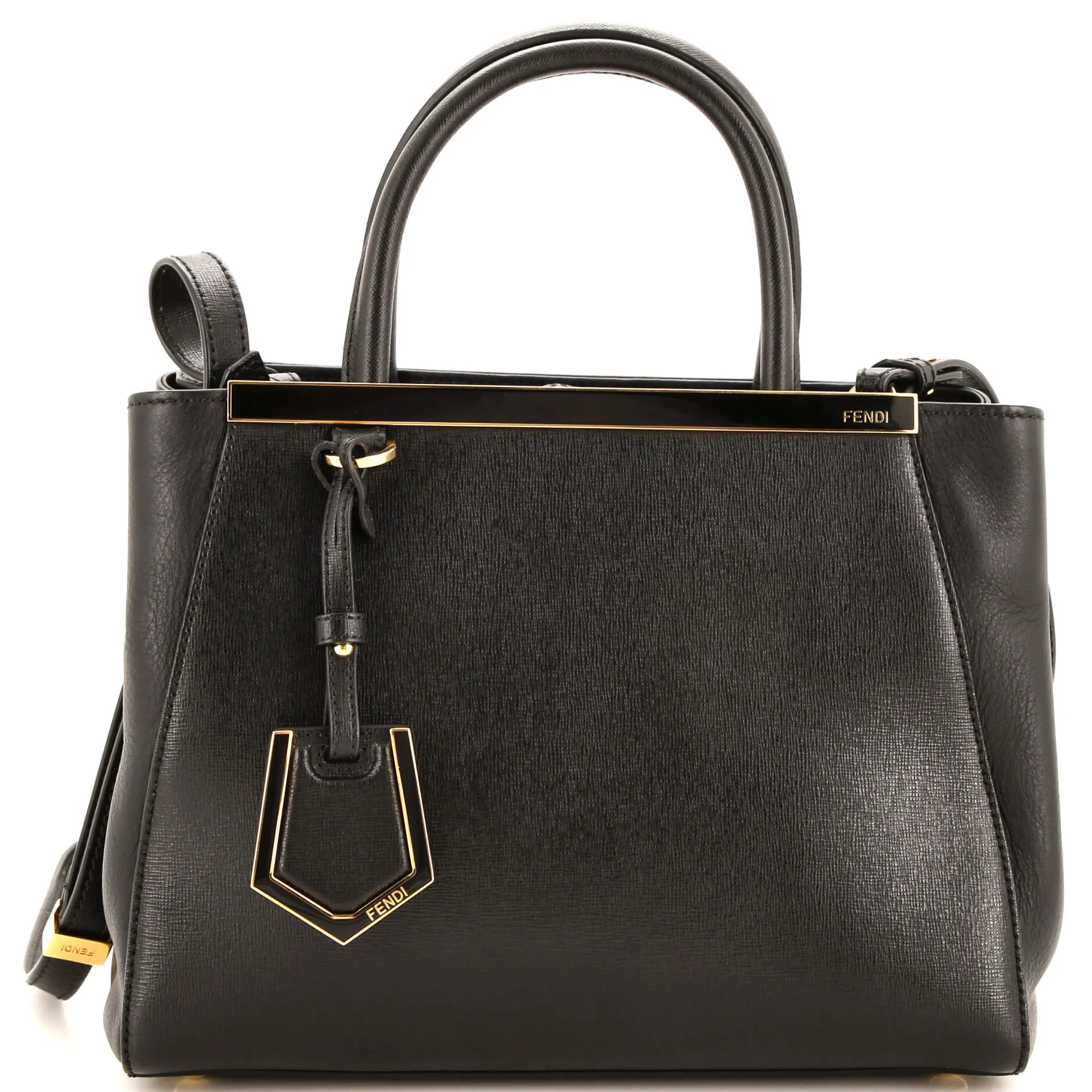 FENDI 2Jours Bag Leather Petite