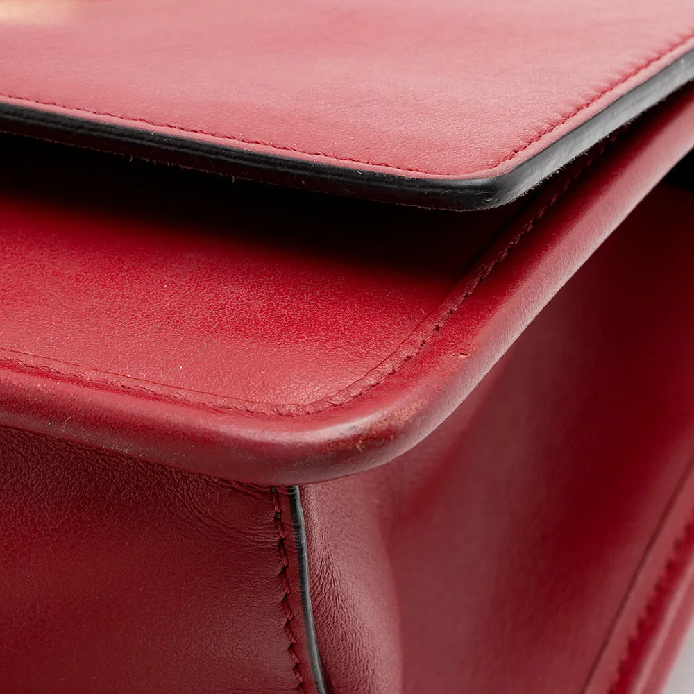 Fendi Calfskin Kan I Shoulder Bag (SHF-13965)