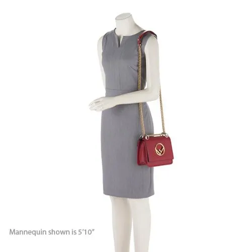 Fendi Calfskin Kan I Shoulder Bag (SHF-13965)