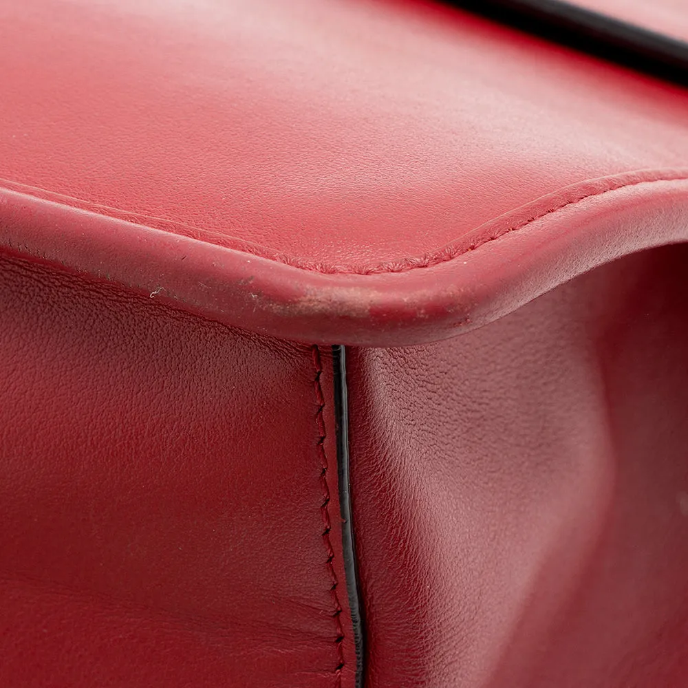 Fendi Calfskin Kan I Shoulder Bag (SHF-13965)