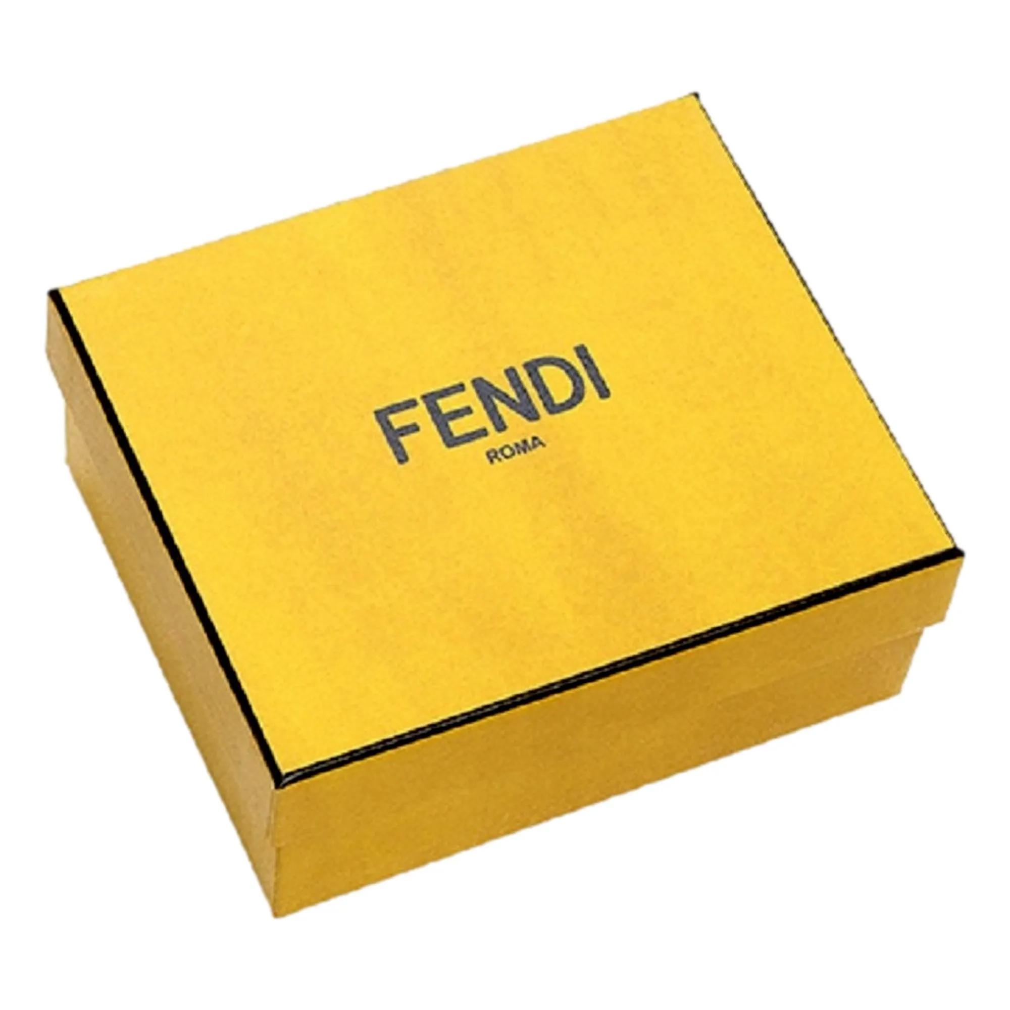 Fendi F Logo Fragola Red Leather Card Case Wallet