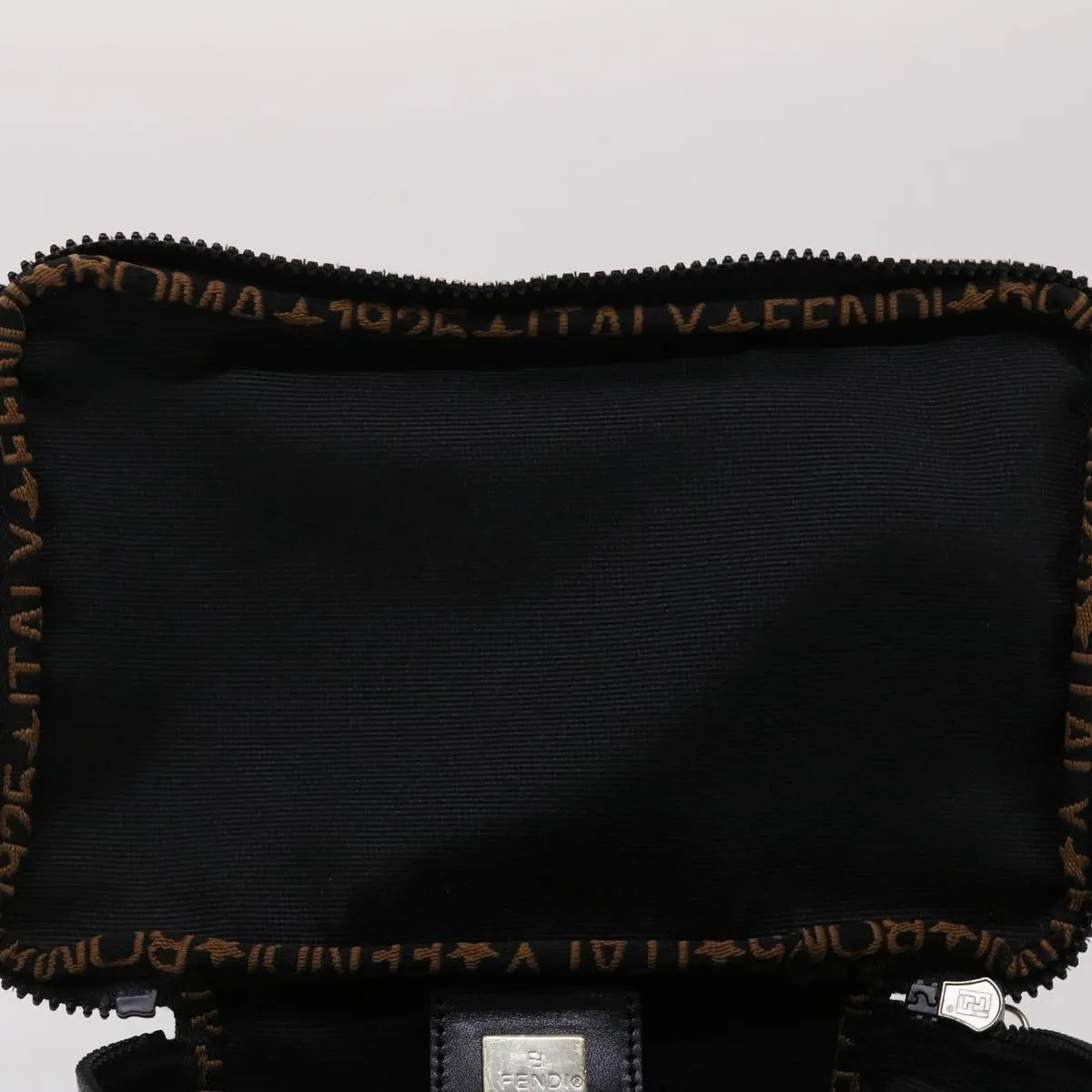 FENDI Hand Bag Nylon Black  yb205