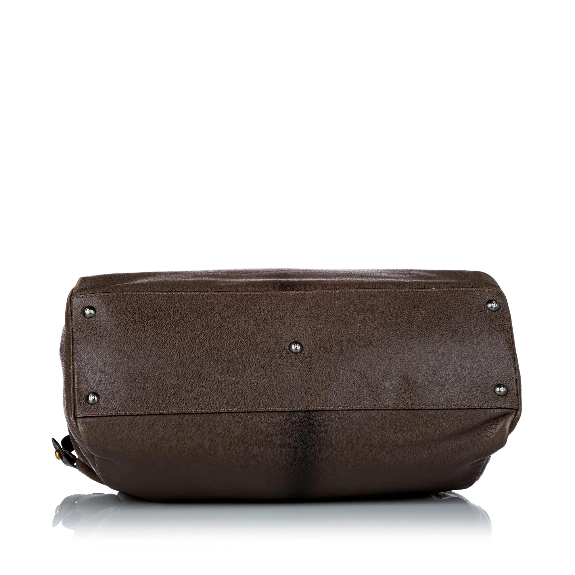 Fendi Large Peekaboo Leather Satchel (SHG-28817)