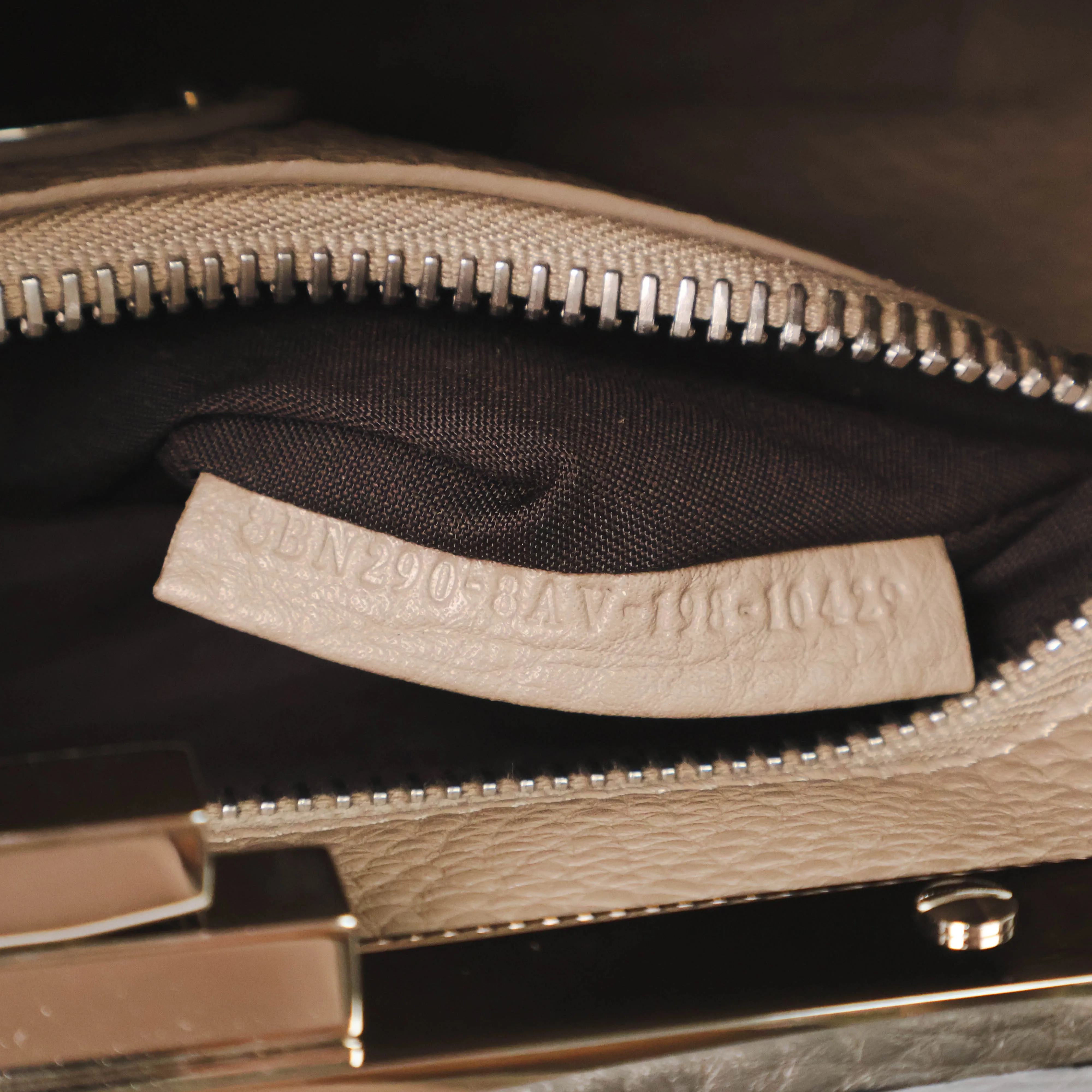 Fendi Peekaboo Regular Blue Gray