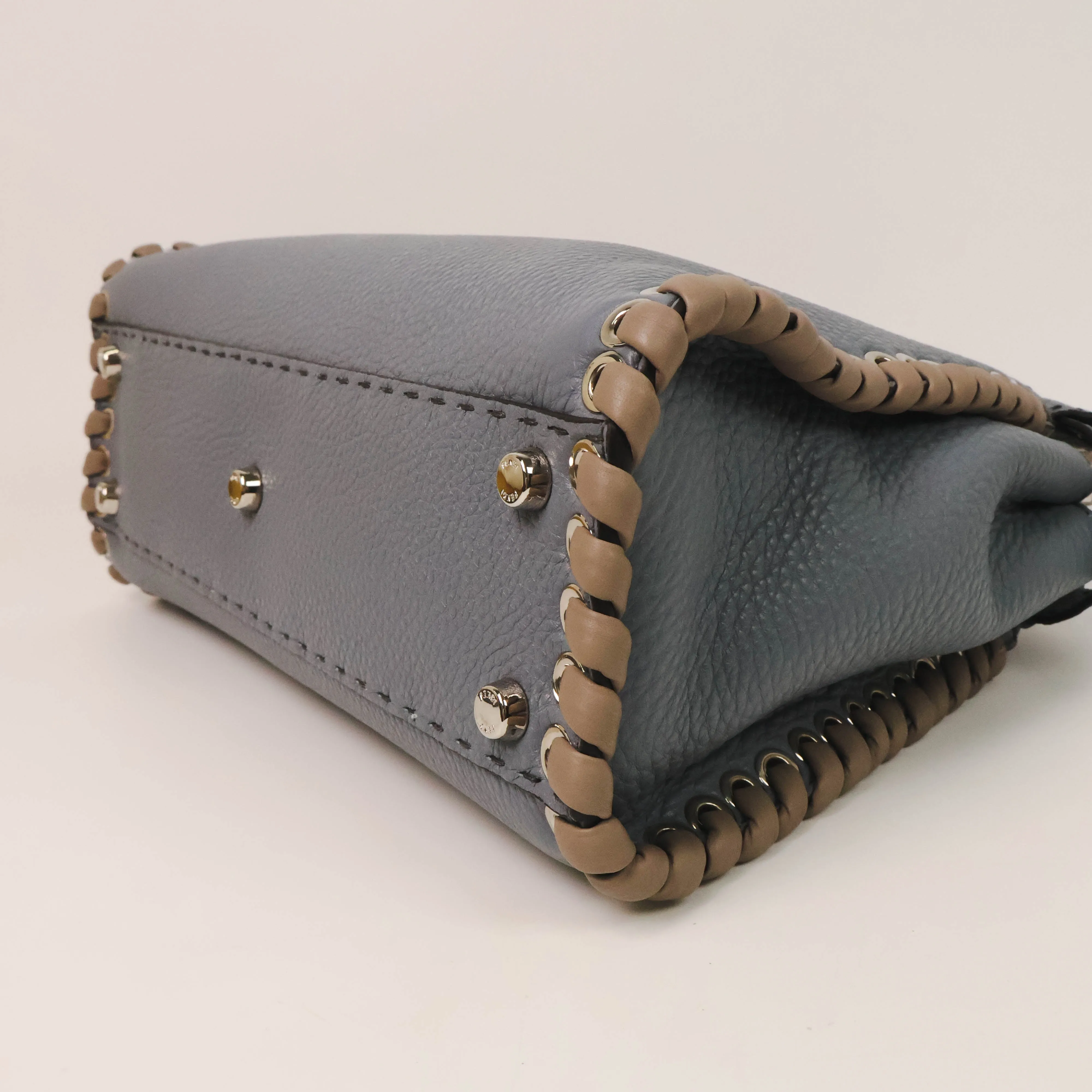 Fendi Peekaboo Regular Blue Gray
