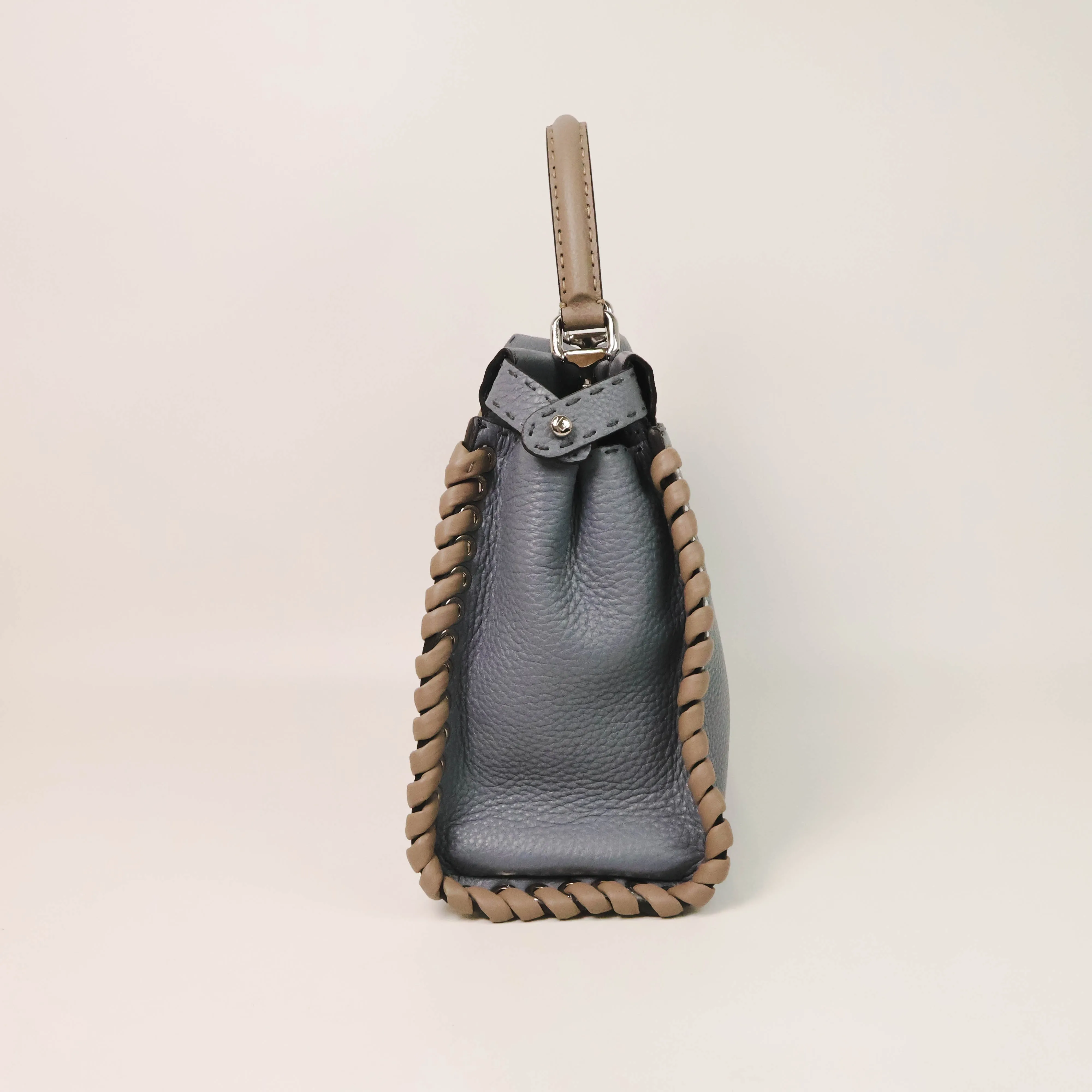 Fendi Peekaboo Regular Blue Gray