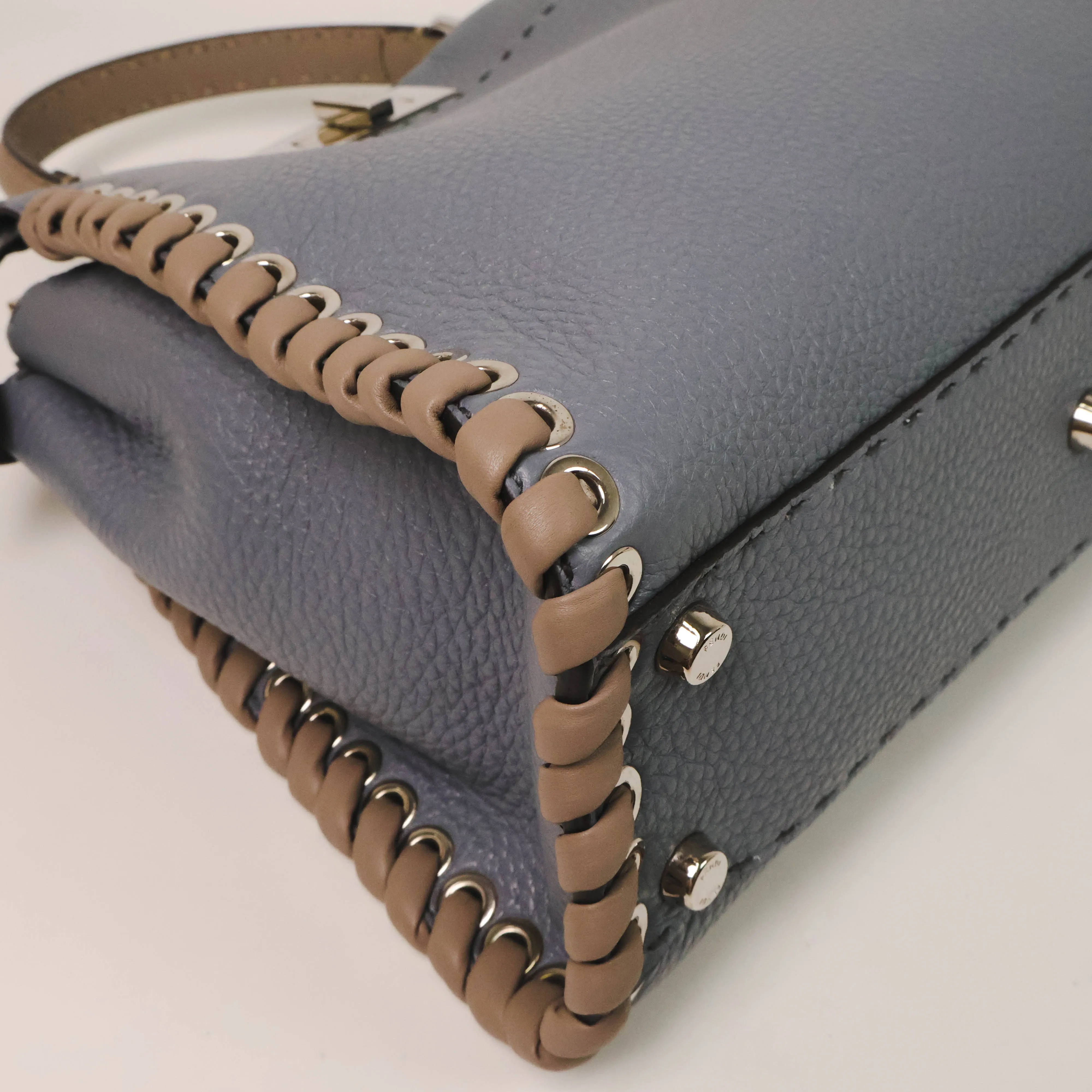 Fendi Peekaboo Regular Blue Gray