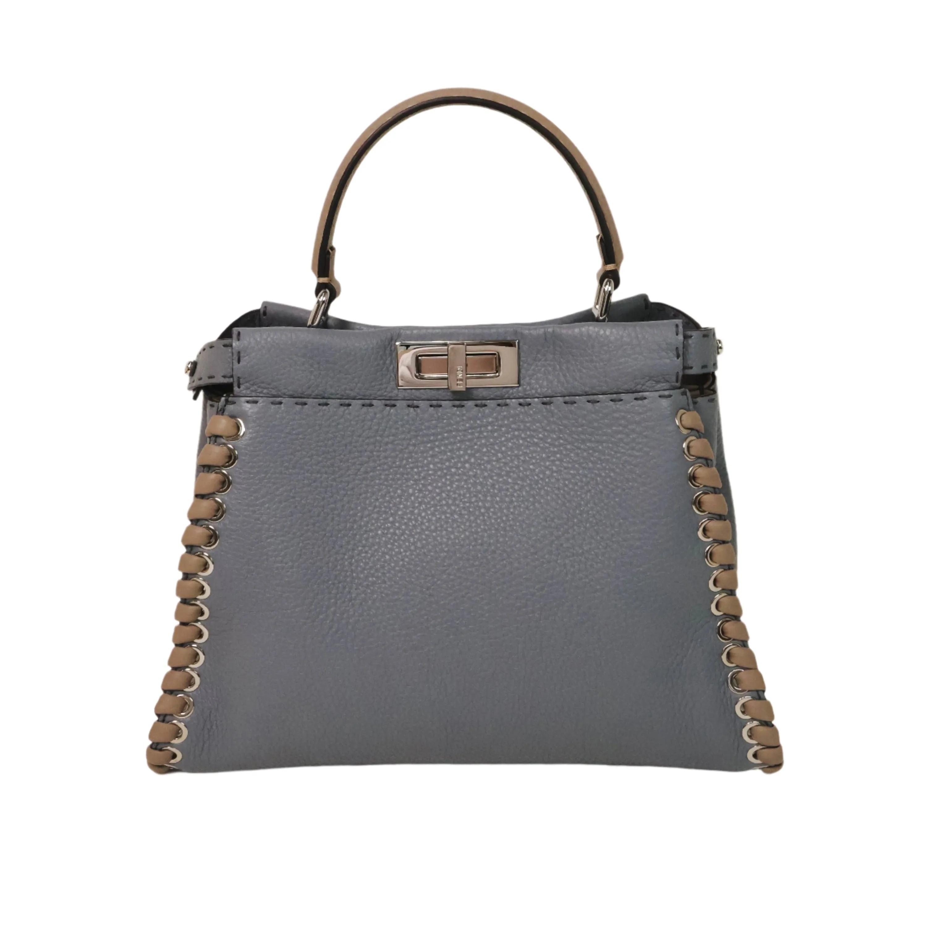 Fendi Peekaboo Regular Blue Gray