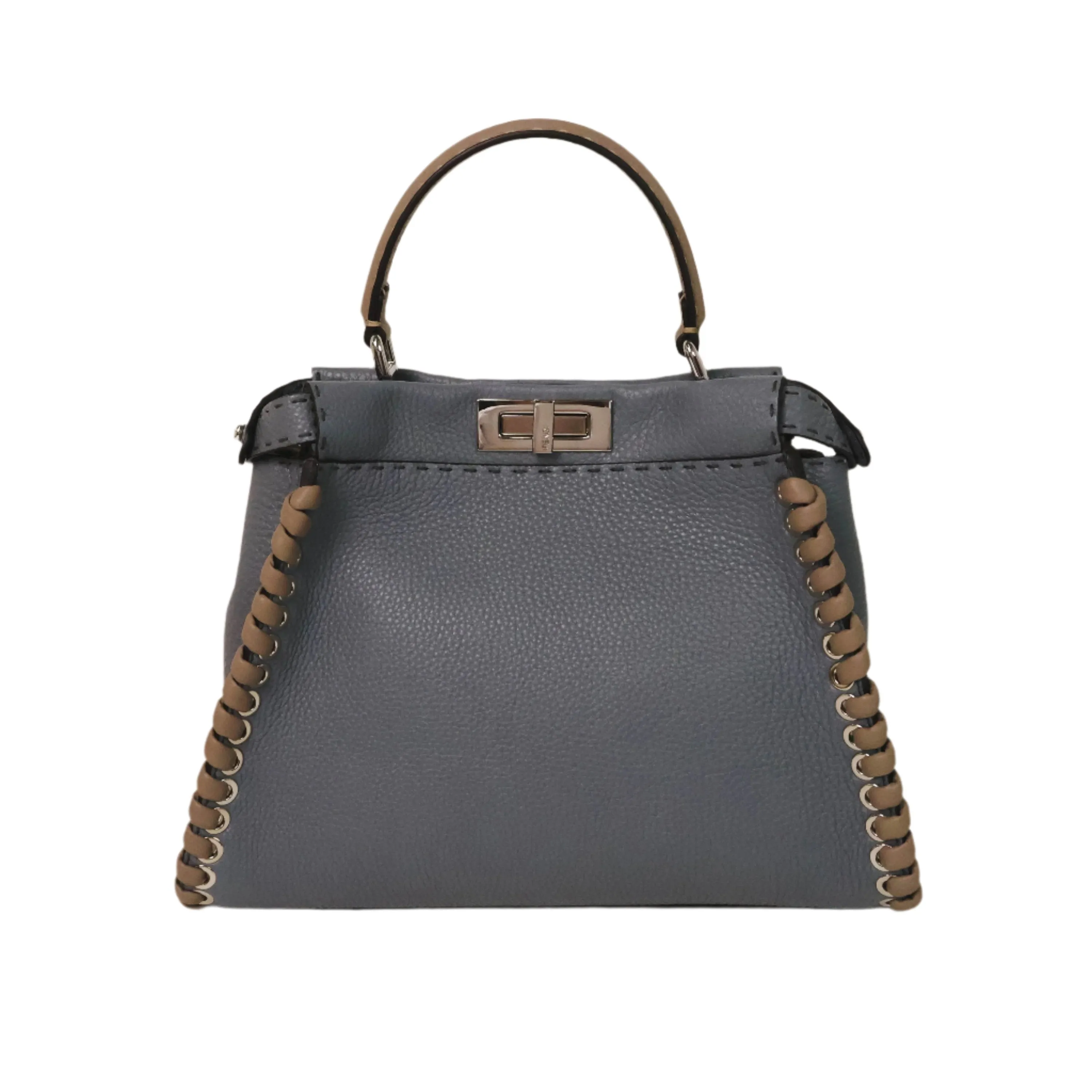 Fendi Peekaboo Regular Blue Gray