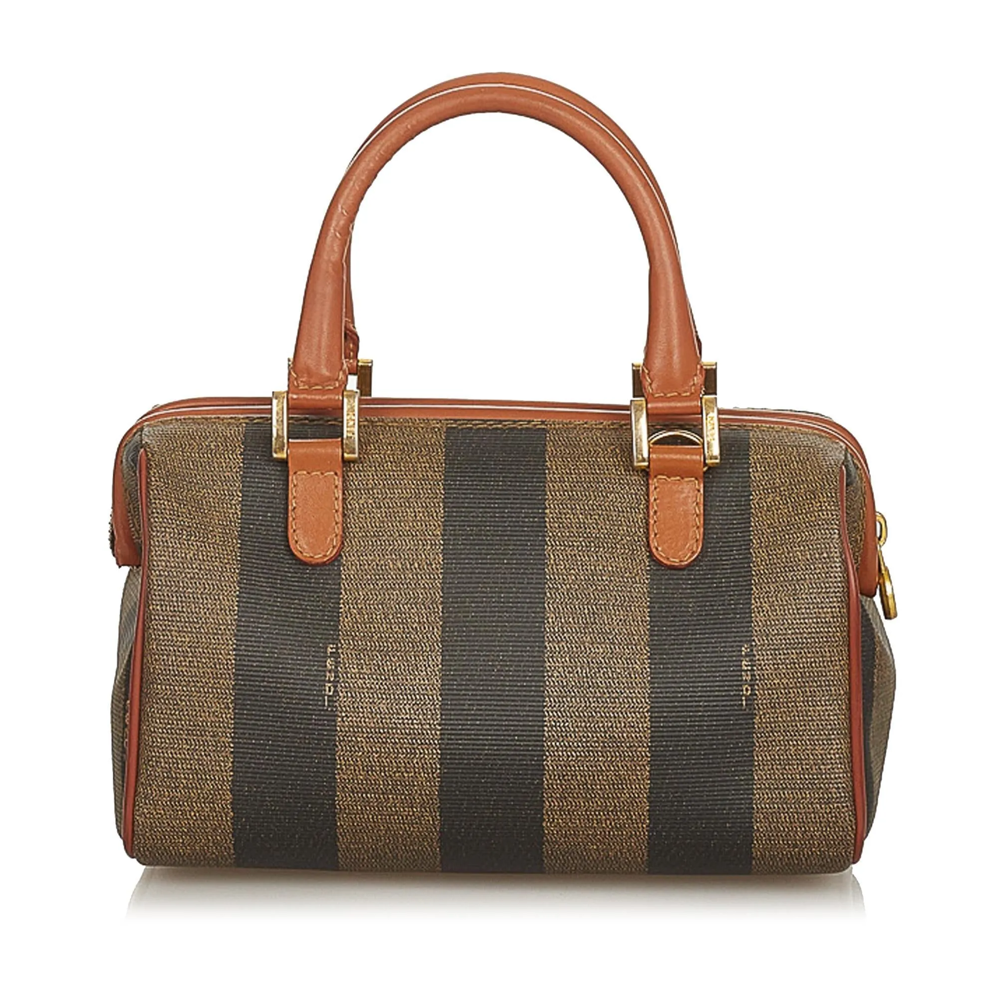 Fendi Pequin Boston Bag (SHG-26237)