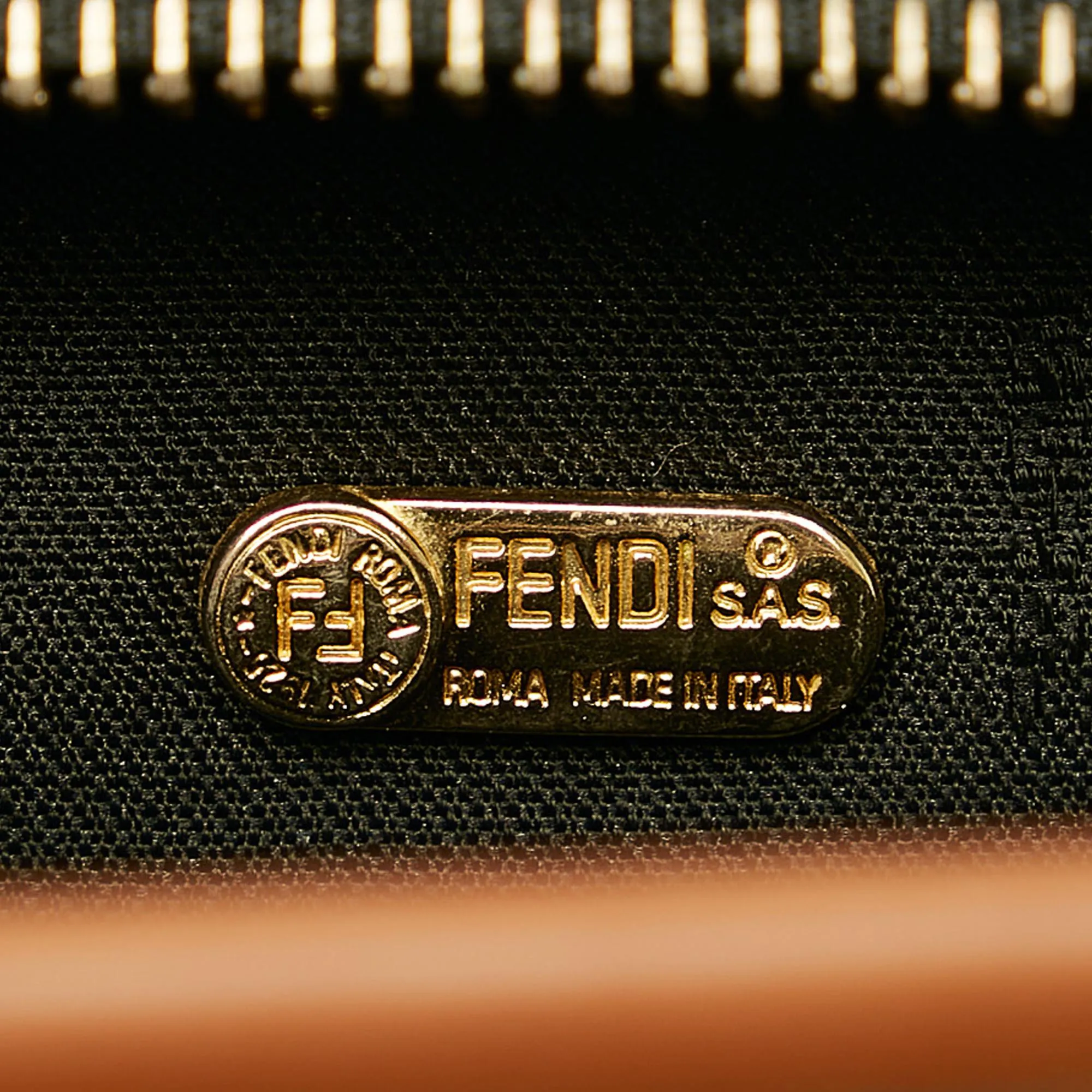 Fendi Pequin Boston Bag (SHG-26237)