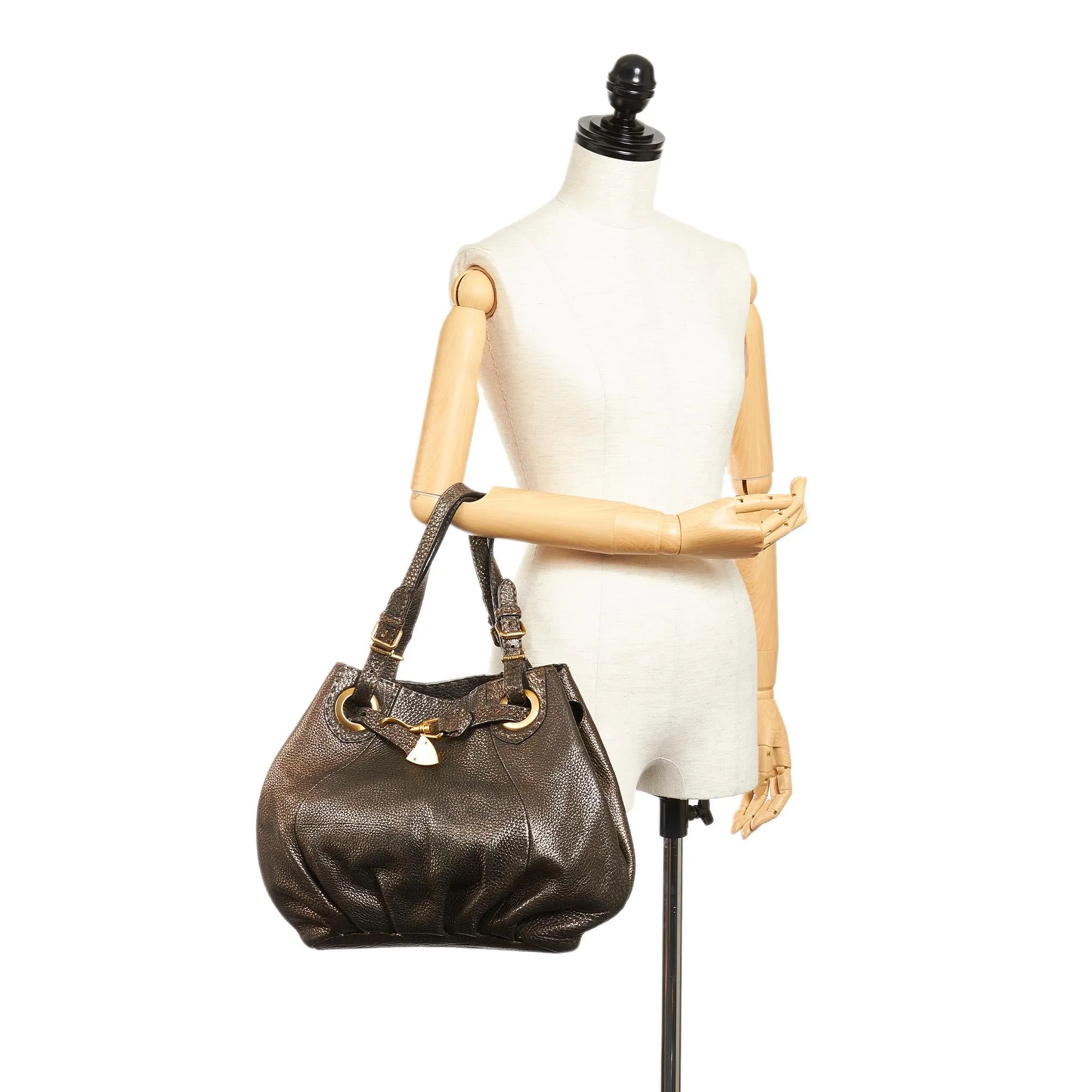 Fendi Selleria Pomodorino Leather Tote Bag (SHG-26888)