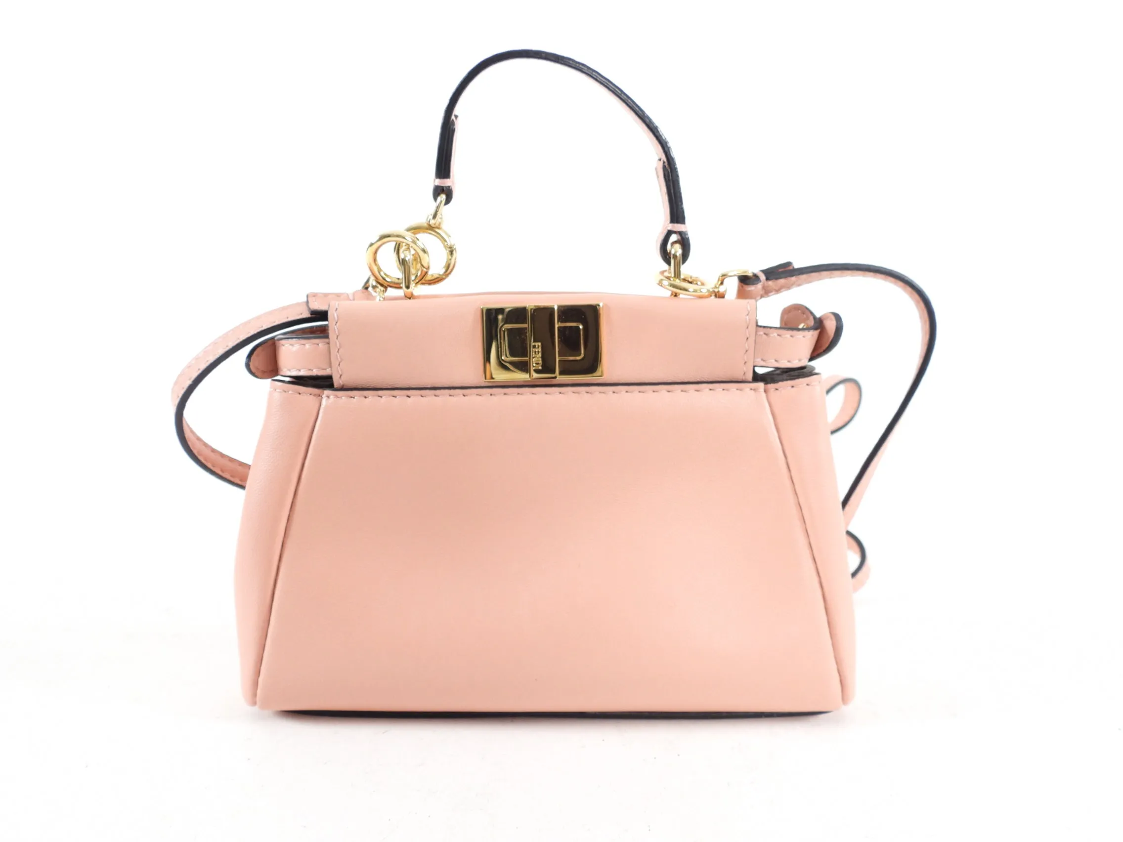 Fendi Soft Pink Micro Peekaboo Crossbody Bag