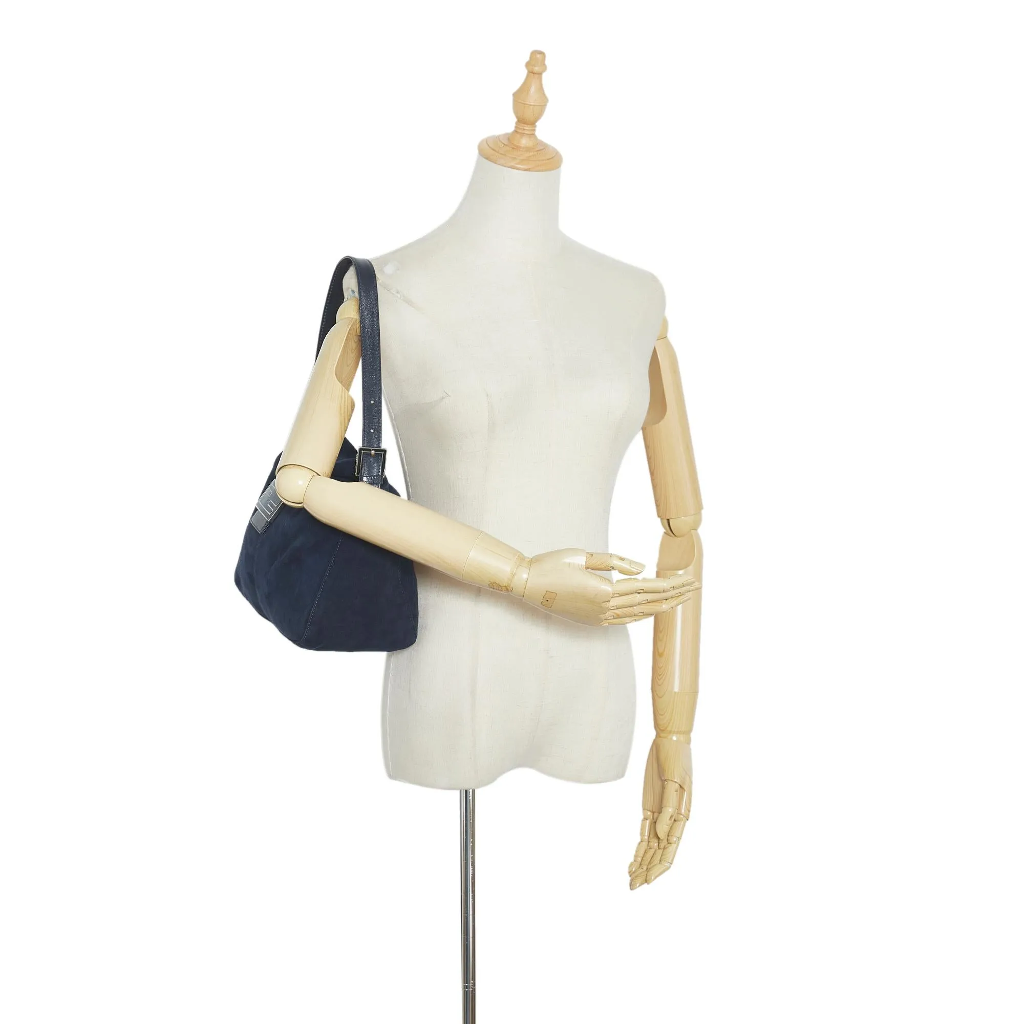Fendi Suede Double Flap (SHG-gKaUYE)