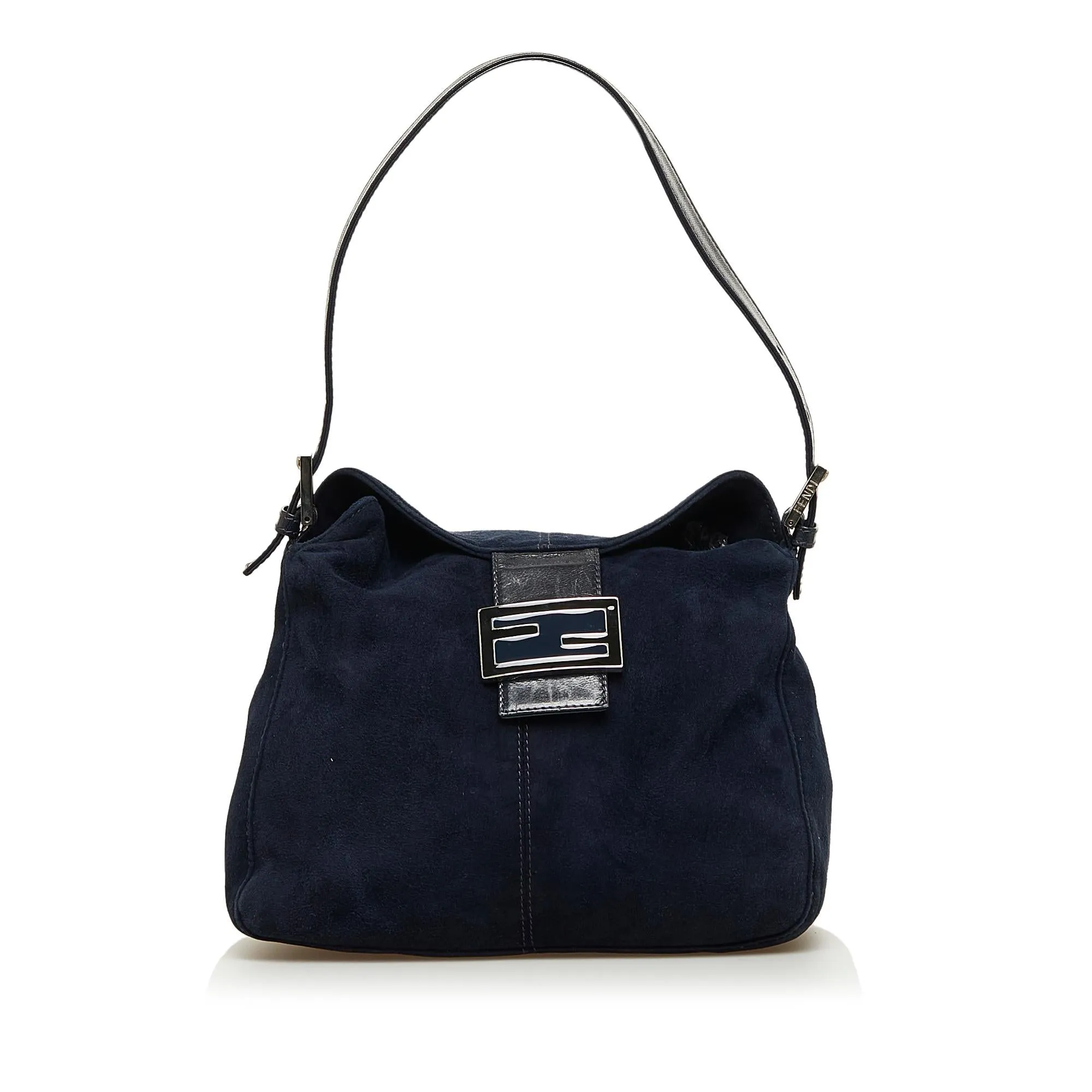 Fendi Suede Double Flap (SHG-gKaUYE)