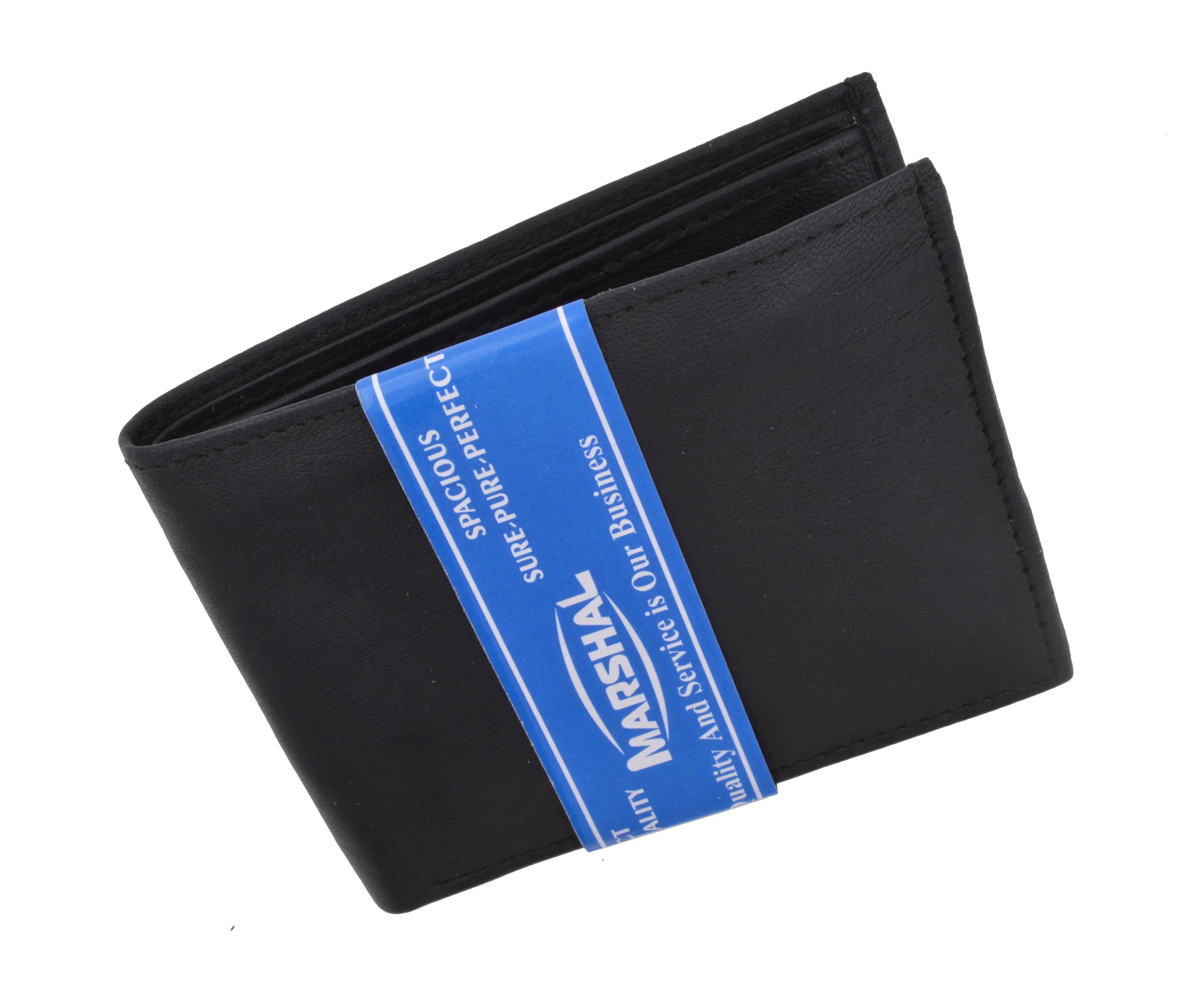 Genuine Leather Classic Bifold Mens Wallet 1158