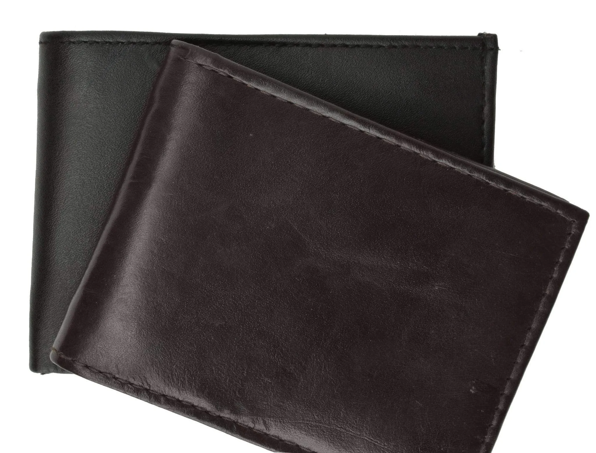 Genuine Leather Classic Bifold Mens Wallet 1158