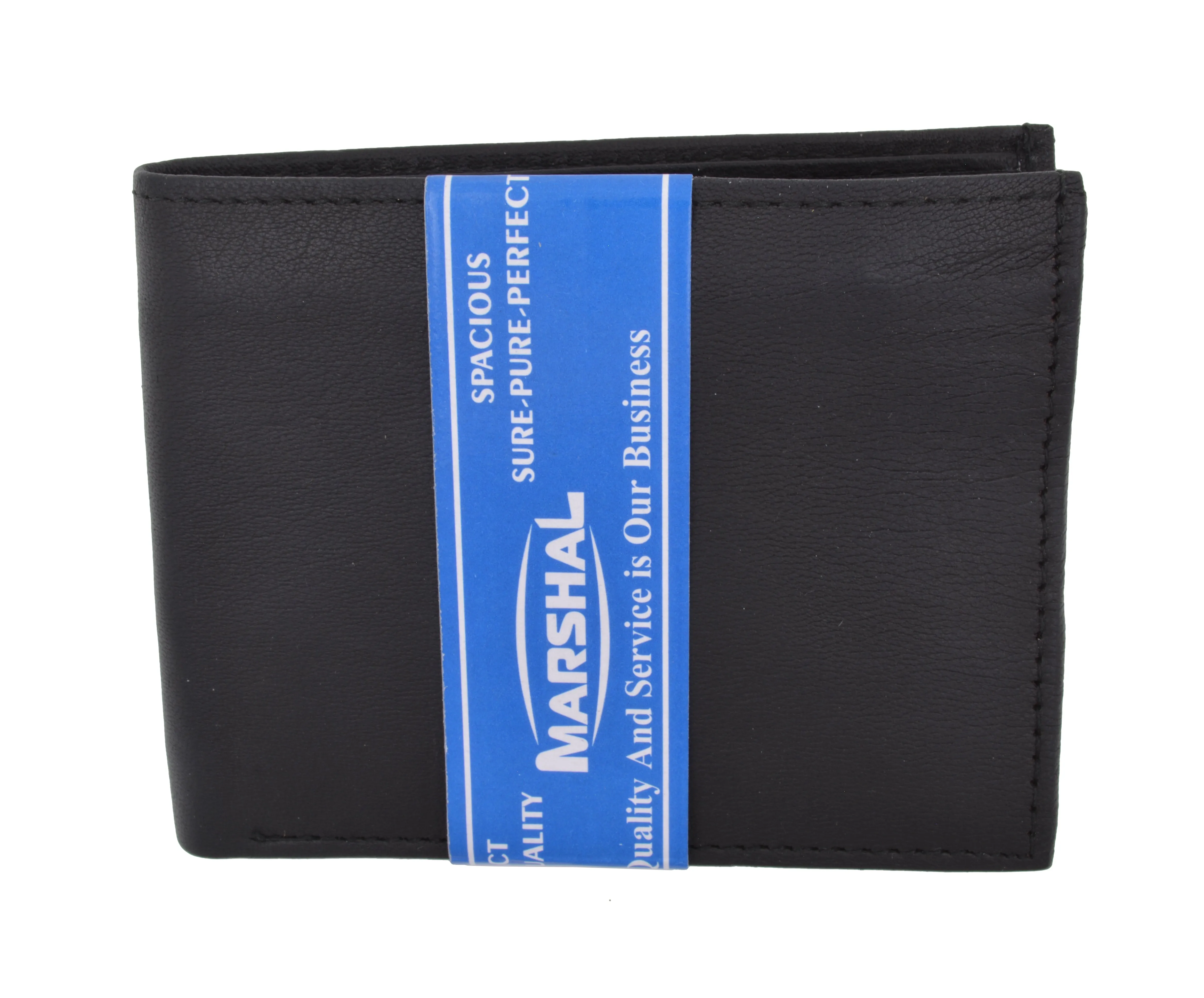 Genuine Leather Classic Bifold Mens Wallet 1158