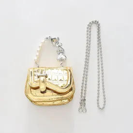 Girls Gold Fashionista Handbag