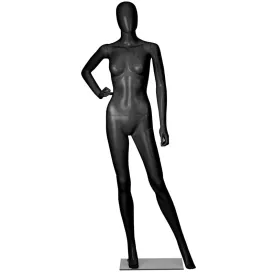 GLOSSY BLACK  PLASTIC MANNEQUIN