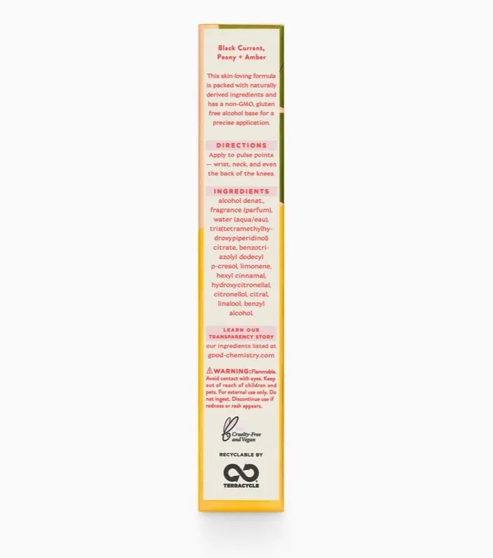Good Chemistry Eau De Parfum Travel Sprays - 9 Scents