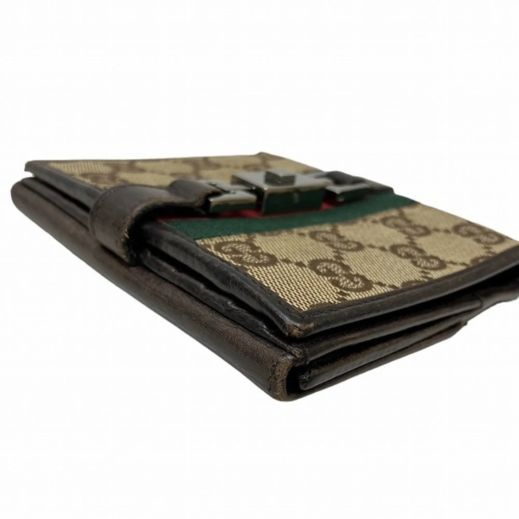 GUCCI Sherry Jackie 05474 Bifold Wallet Ladies