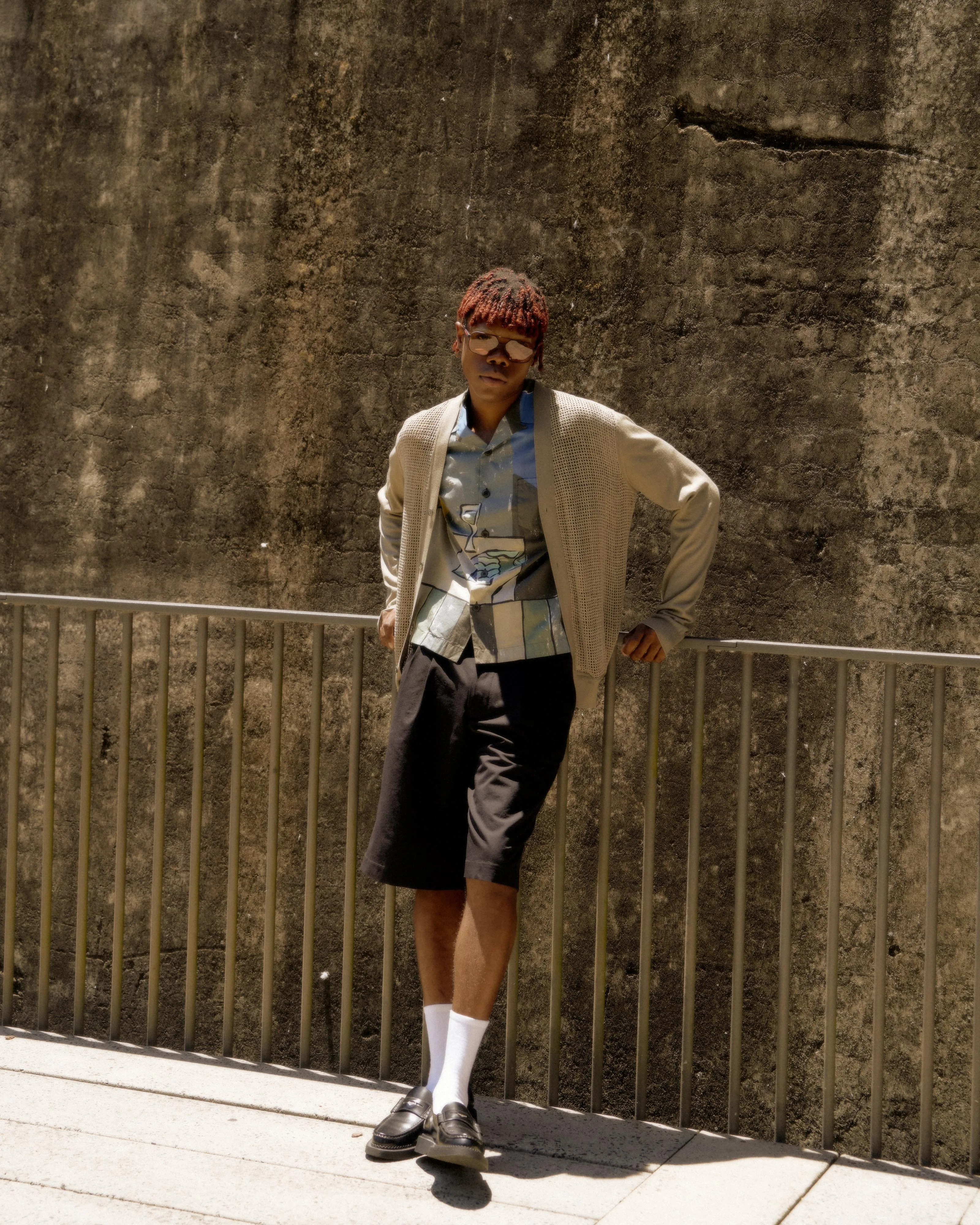 Hermès By Véronique Nichanian SS 2012 suede woven cardigan