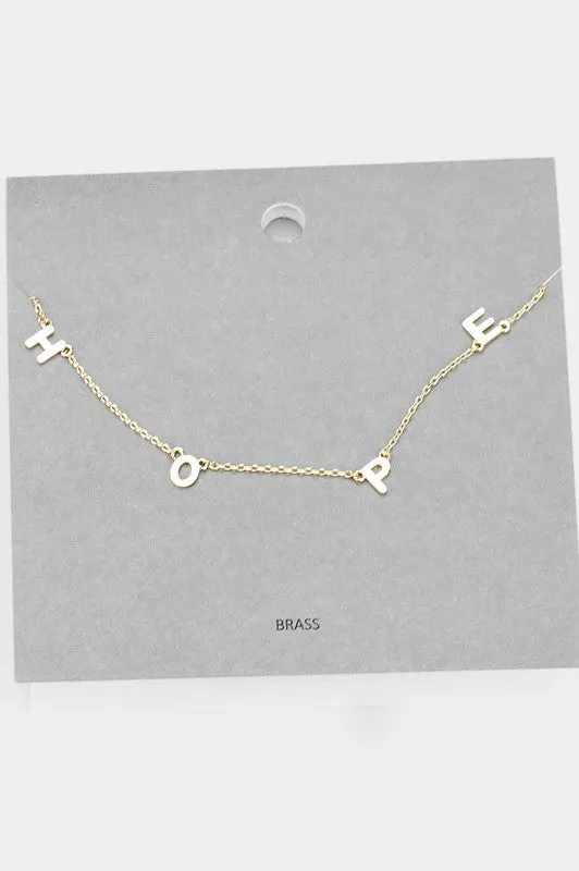 Hope Chain Necklace