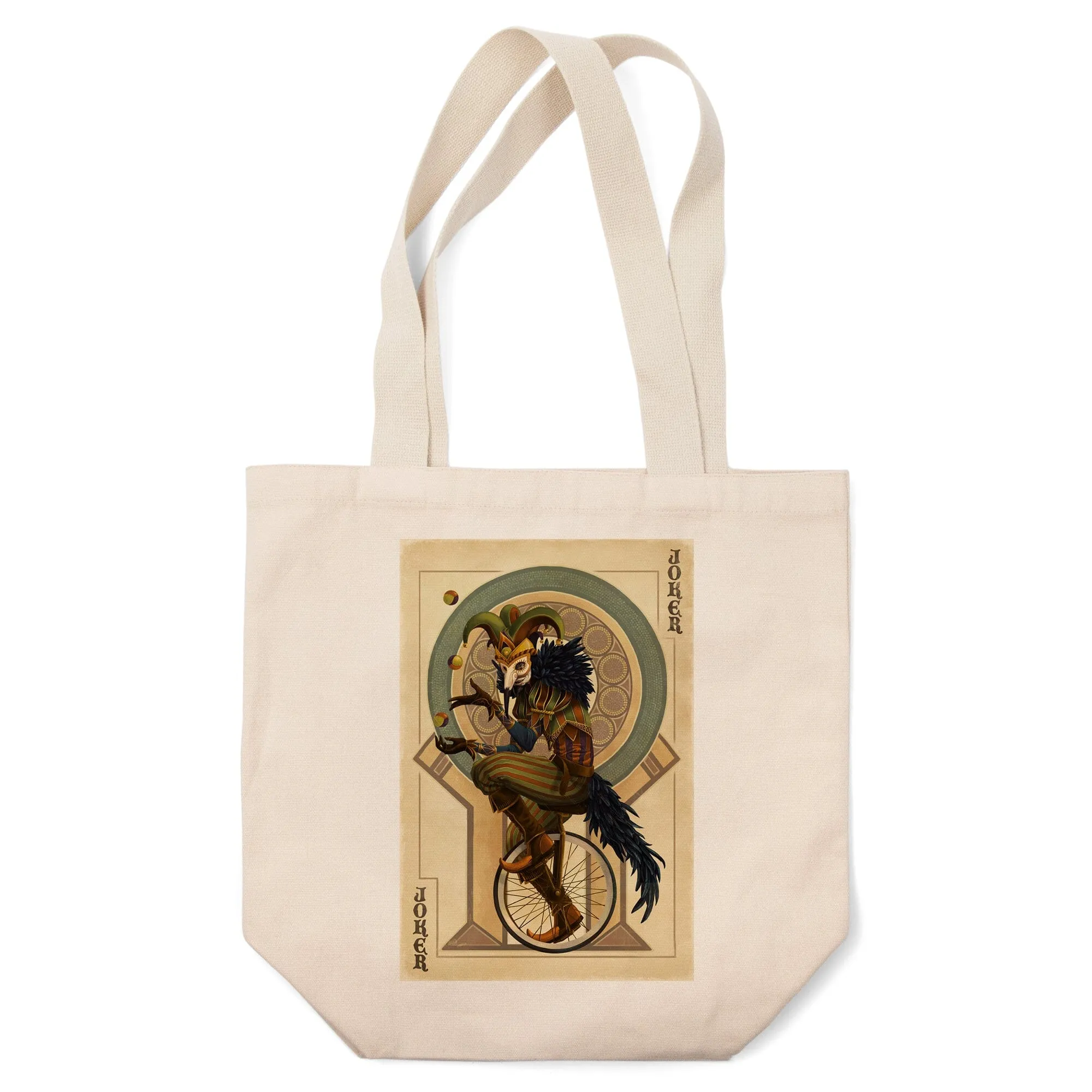 Joker, Playing Card, Lantern Press Artwork, Tote Bag