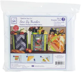 June Tailor-QAYG-Set of 3 Shopper Totes AKA Utility Totes
