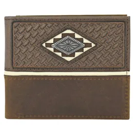 Justin Bifold Aztec Concho Wallet