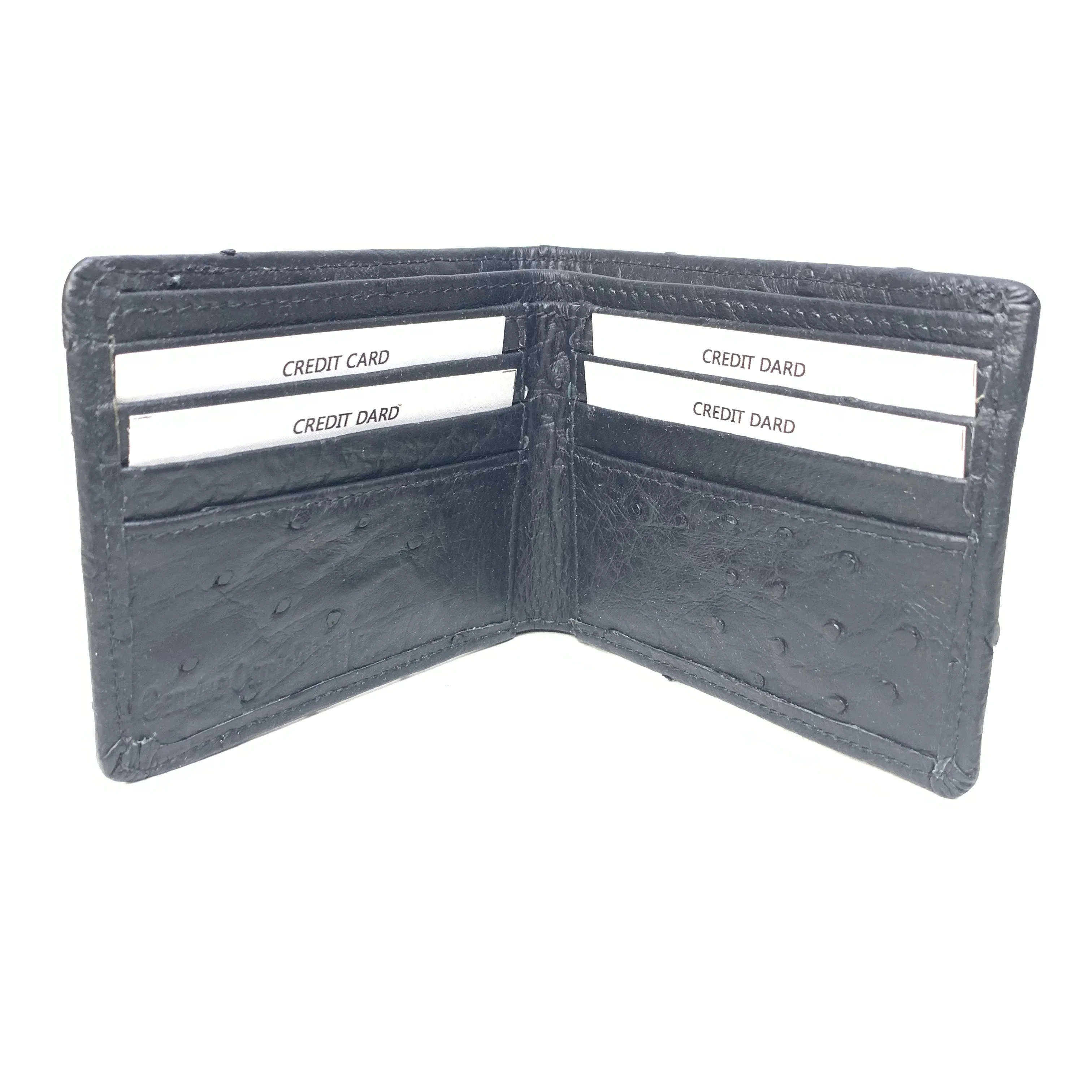 Kashani Ostrich Quill Bifold Wallet