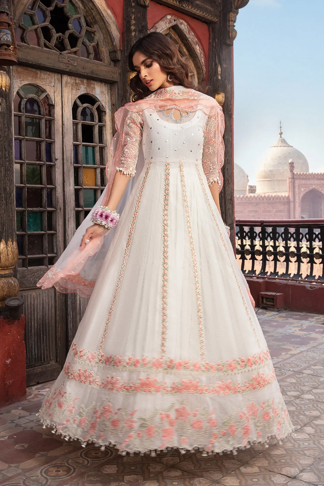 KHAWAAB – 3PC KHADI NET & SILK WEDDING FESTIVE PRET