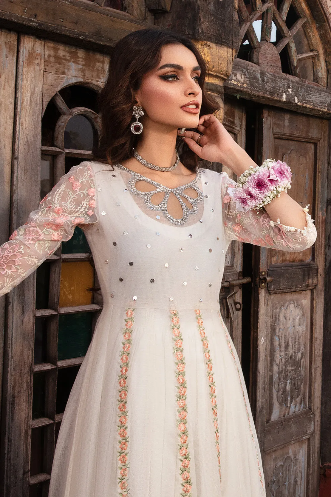 KHAWAAB – 3PC KHADI NET & SILK WEDDING FESTIVE PRET