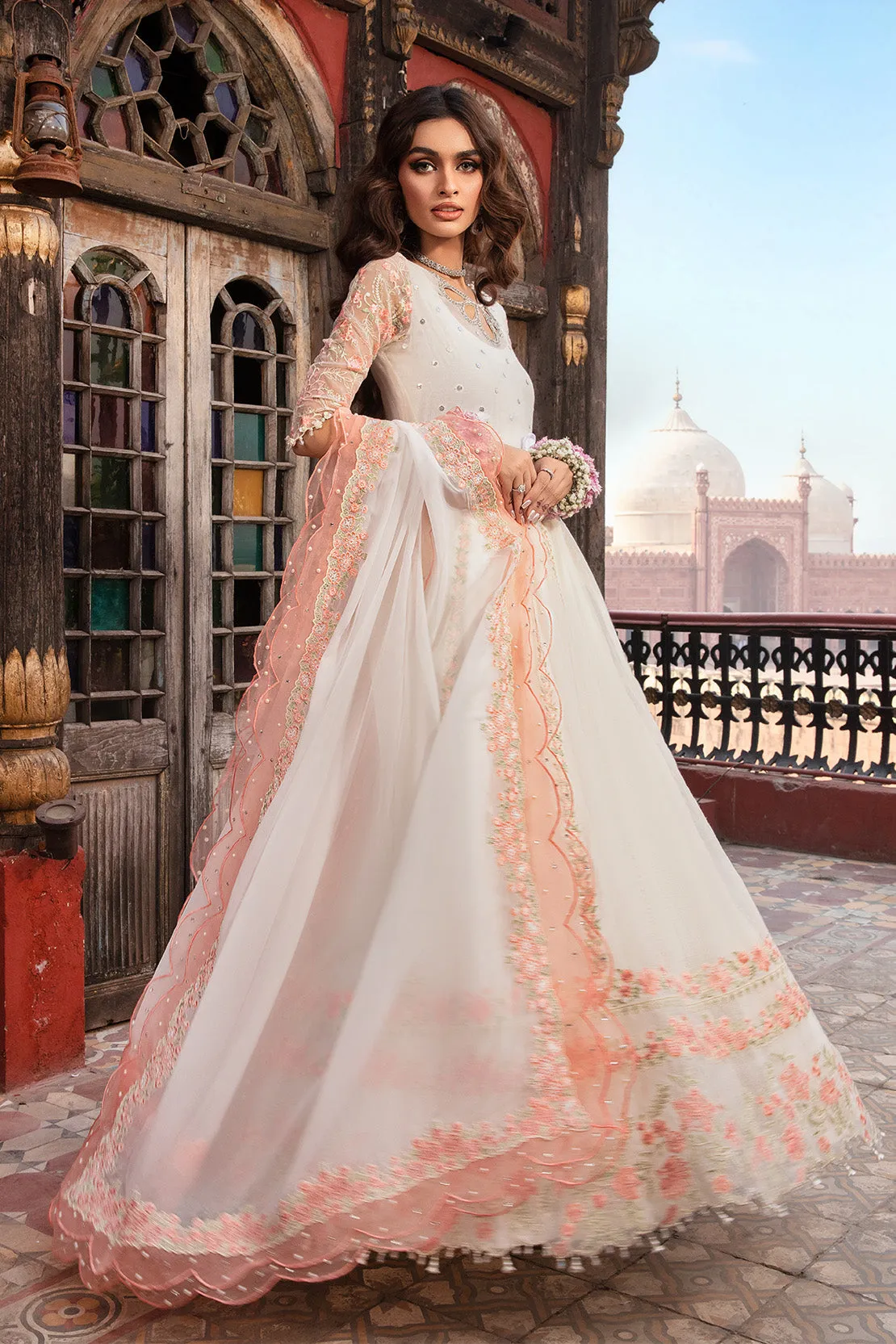 KHAWAAB – 3PC KHADI NET & SILK WEDDING FESTIVE PRET