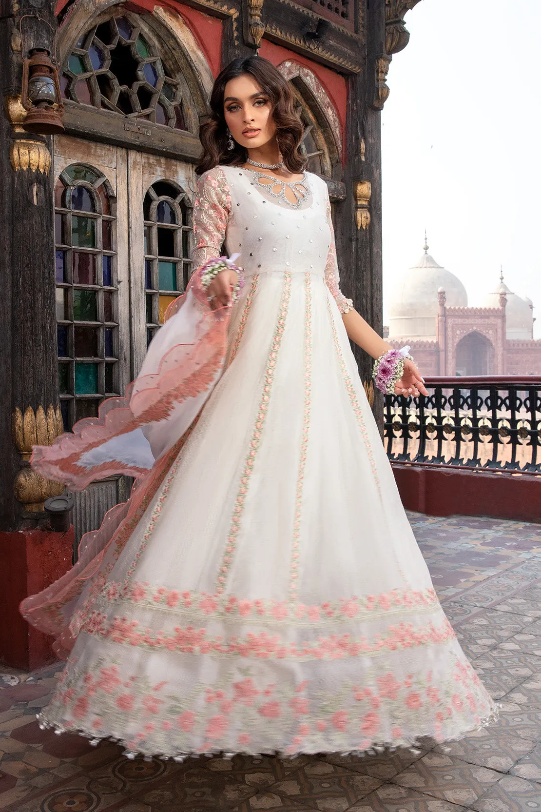KHAWAAB – 3PC KHADI NET & SILK WEDDING FESTIVE PRET