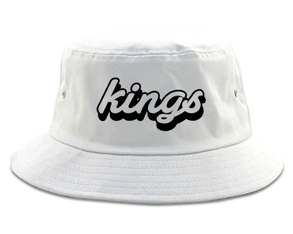 Kings Blue Gradient Logo Bucket Hat