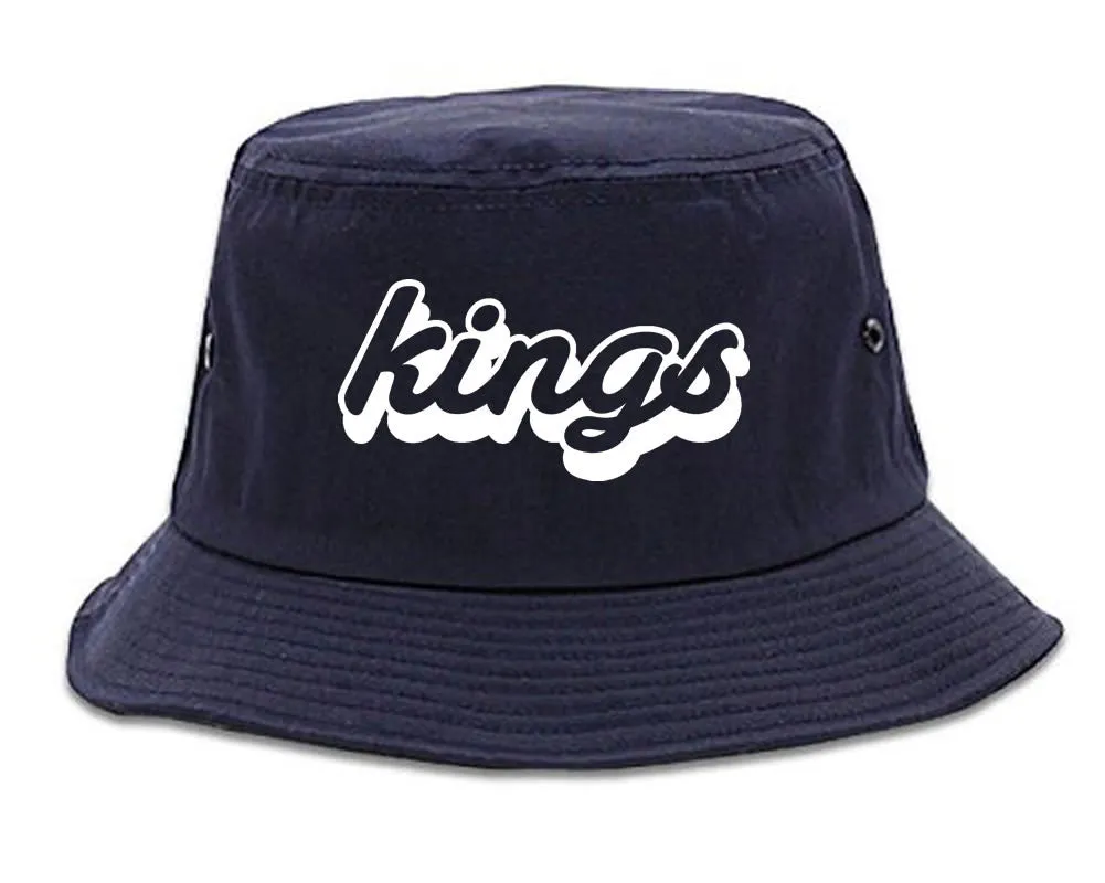 Kings Blue Gradient Logo Bucket Hat