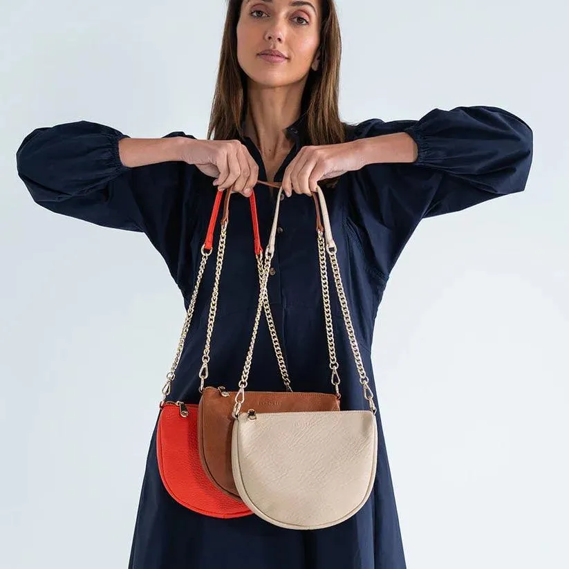 La Palma Crossbody | Tan Pebble