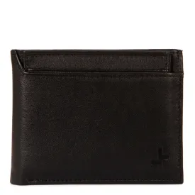 Leather RFID Flip-Up Wing Wallet