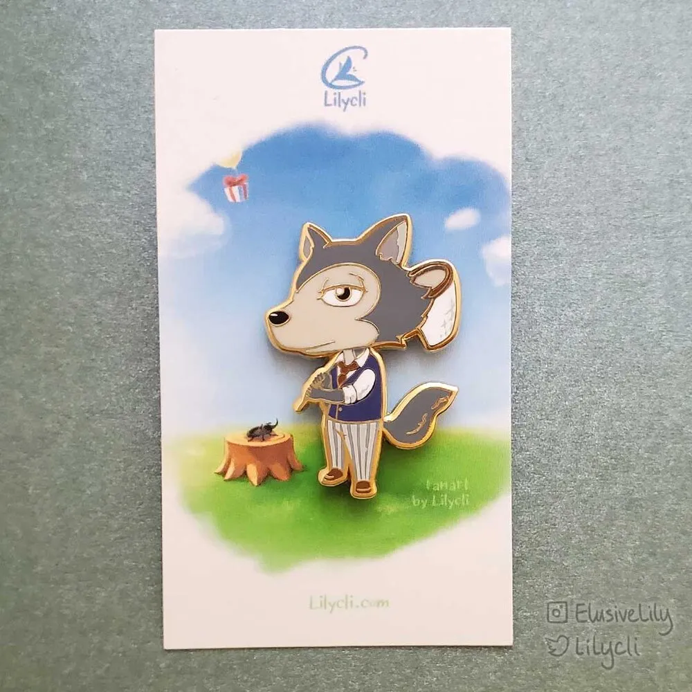 Legosi Animal Crossing Beastars Villager Pin
