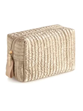 Logan Large Boxy Cosmetic Gold by Shiraleah