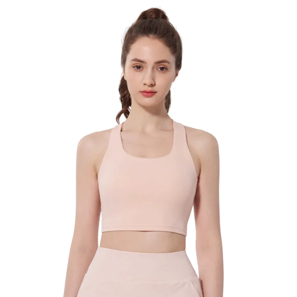 Magic Seamless Criss-Cross Back Sports Bra | Comfortable & Lightweight Support