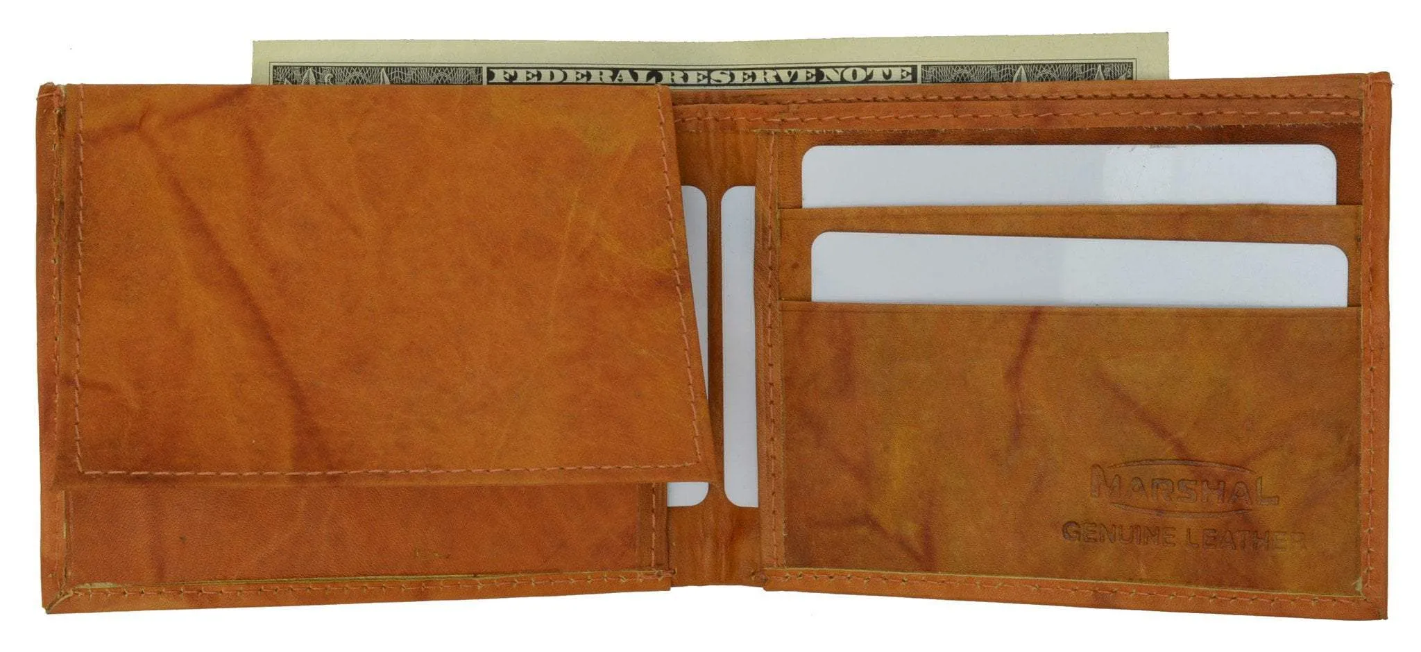 Mens Bifold Wallet with ID Window and Credit Card Slots 578 CF