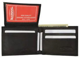 Mens Bifold Wallet with ID Window and Credit Card Slots 578 CF