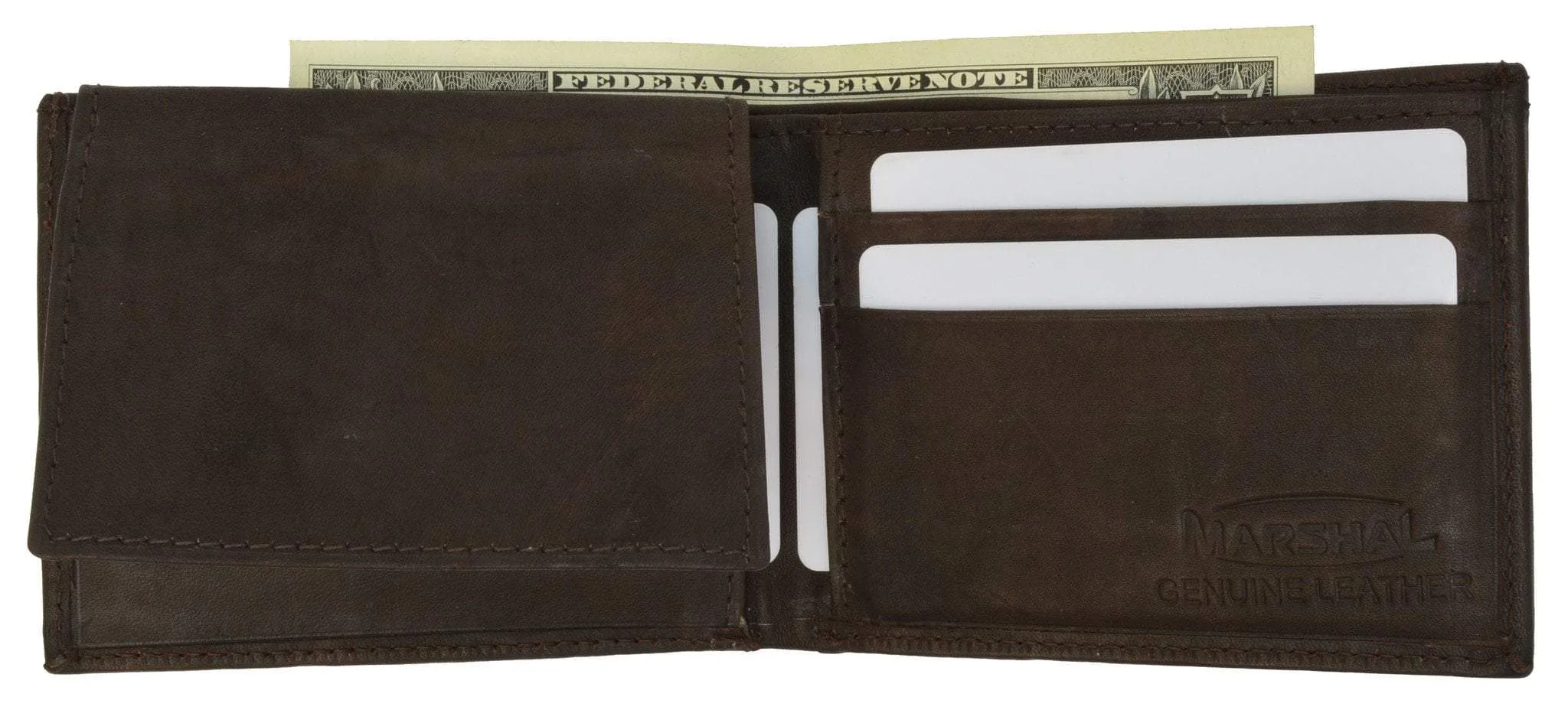 Mens Bifold Wallet with ID Window and Credit Card Slots 578 CF
