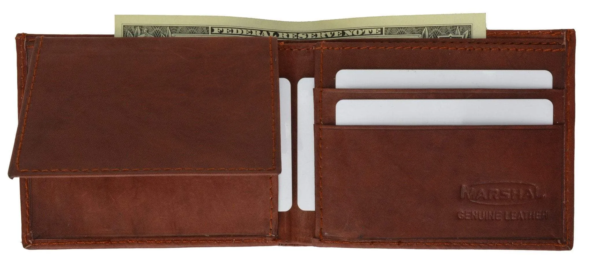 Mens Bifold Wallet with ID Window and Credit Card Slots 578 CF