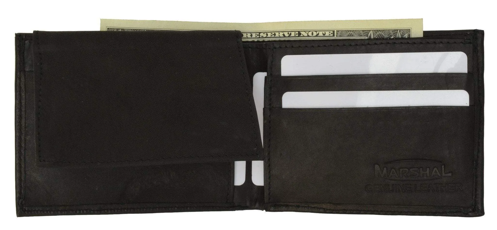 Mens Bifold Wallet with ID Window and Credit Card Slots 578 CF