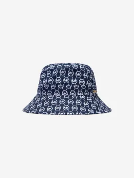 Michael Kors Girls Cotton All Over Logo Bucket Hat
